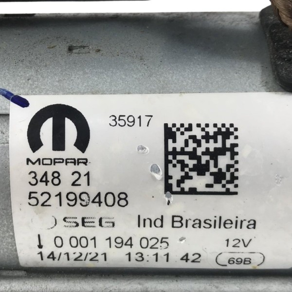 Motor Arranque Fiat Pulse1.0 Argo Cronos Toro 2024