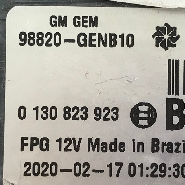 Motor Maquina Vidro Traseiro Esquerdo Gm Onix 2023 2024