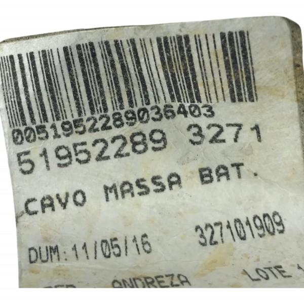 Cabo Terra Bateria Caixa Fiat Mobi Uno Fiorino 17 18 19 2023