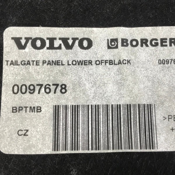Forro Tampa Porta Malas Volvo Xc60 T5 2015 2016 C/detalhe