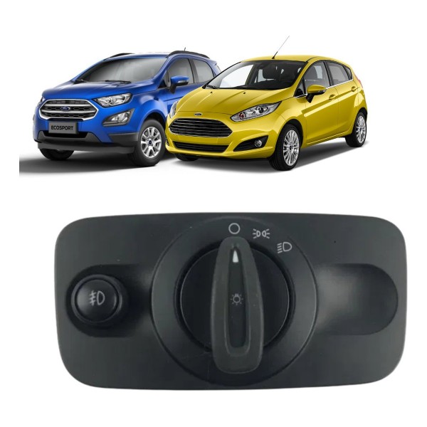 Chave Botão Luz Milha Ford Ecosport New Fiesta 2013 A 2018