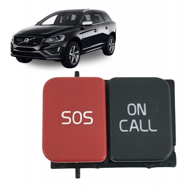 Botão Sos On Call Volvo Xc60 T5 2014 2015 2016 2017