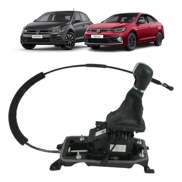 Alavanca Câmbio Vw Polo Virtus 1.0 C/detalhe