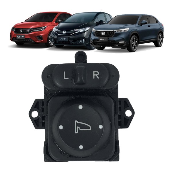 Botão Comando Retrovisor Honda Hrv Fit City  2015 A 2021