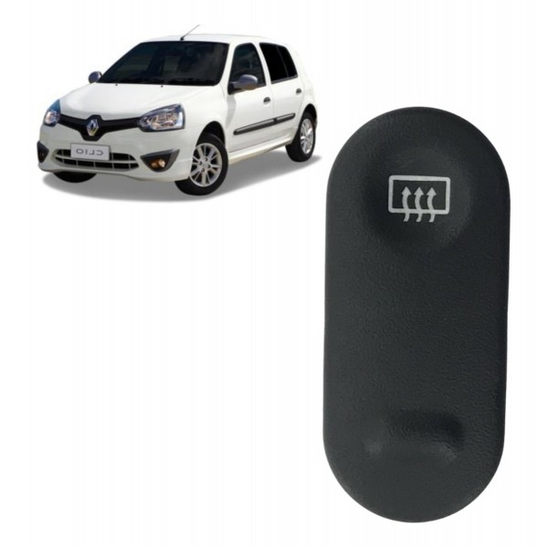 Botão Desembaçador Traseiro Renault Clio 2004 A 2012