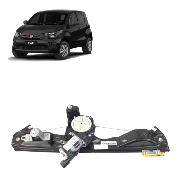 Máquina Vidro Dianteiro Direito Fiat Mobi 2018 19 20 21 2022