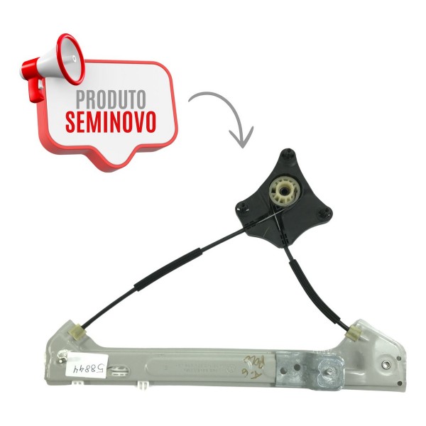 Maquina De Vidro Traseiro Esquerdo Vw Polo Nivus 2022/2023
