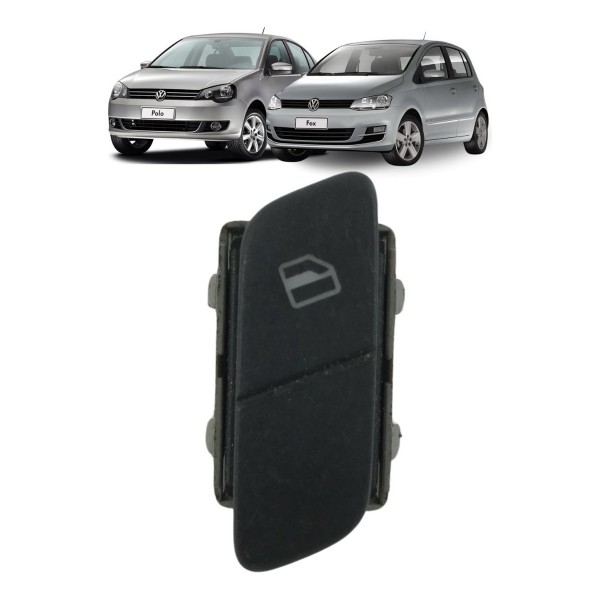 Botão Vidro Elétrico Traseiro Esquerdo Volkswagen Fox Polo