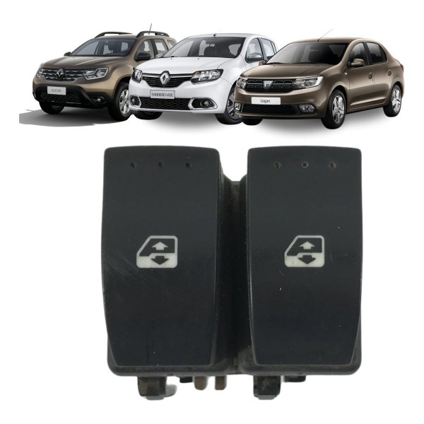 Botão Interruptor Vidro Elétrico Duster Sandero Logan 2020