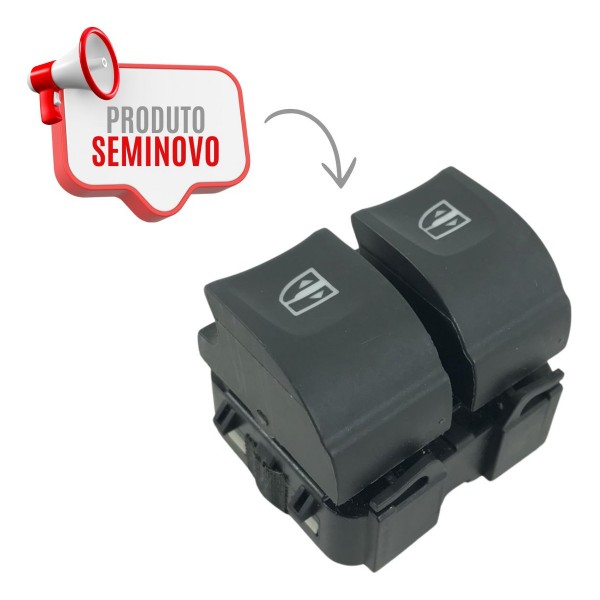 Botão Vidro Duplo Renault Logan Duster Sandero Oroch Captur