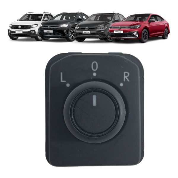 Botão Regulagem Retrovisor Virtus Polo T-cross Nivus