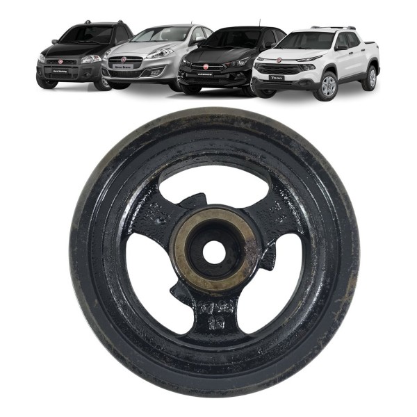 Polia Virabrequim Fiat Strada Cronos Toro Jeep Renegade 1.8