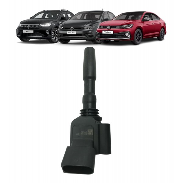 Bobina Ignição Volkswagen Polo Nivus Virtus 1.0 1.4 2021