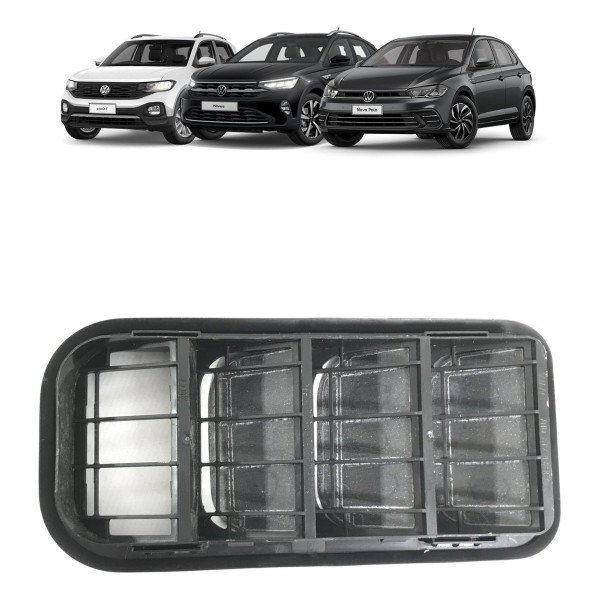 Grade Difusor Ar Traseiro Esquerdo Vw Polo Tcross Nivus 2021