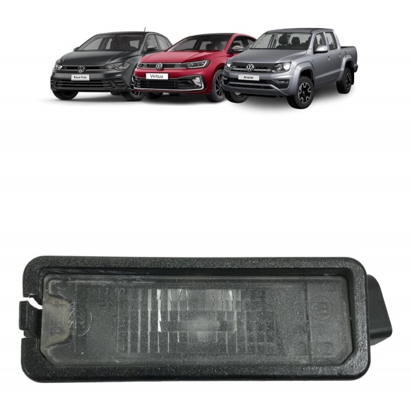 Lanterna Luz Led De Placa Vw Polo Amarok Virtus 2018 2022