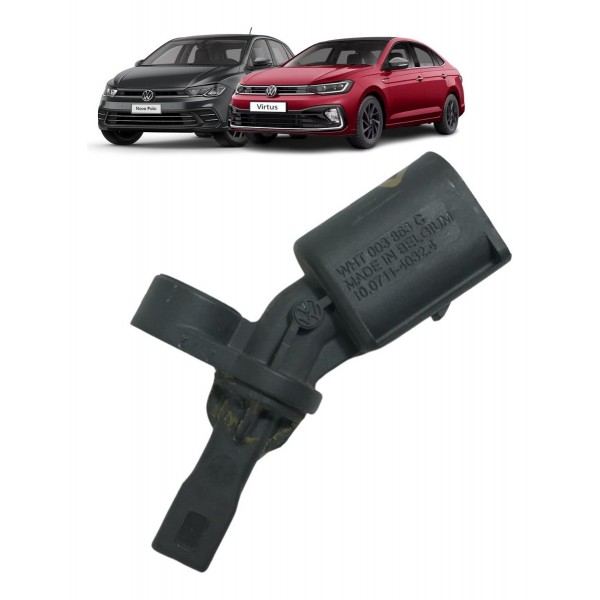 Sensor Freio Abs Traseiro Esquerdo Vw Polo Virtus Up 2020