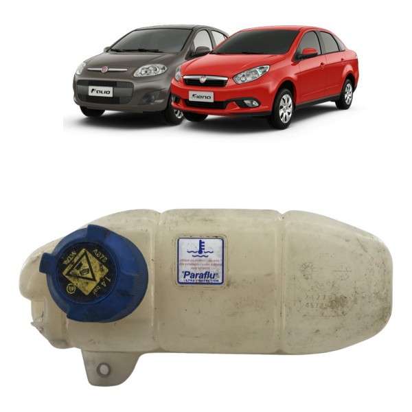 Reservatório Água Radiador Fiat Palio Siena Idea 2001 À 2017