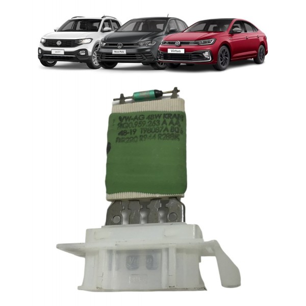Resistencia Caixa Ar Evaporadora Vw Polo Tcross Virtus 2020