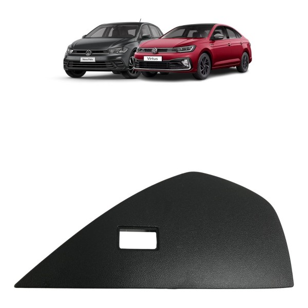 Acabamento Lateral Direito Painel Vw Polo Virtus 2018 A 2020