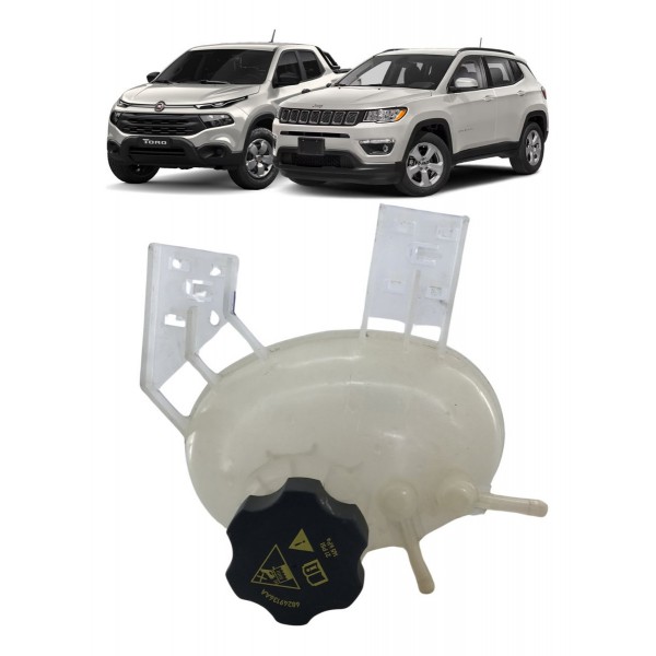 Reservatório Água Radiador Fiat Toro Jeep Compass 2021 À 24