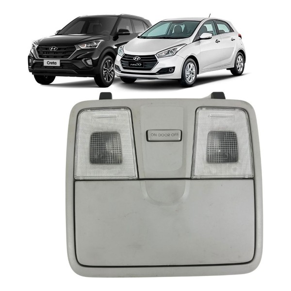 Luz De Teto Com Porta Oculos Hyundai Hb20 Creta 2015 A 2022