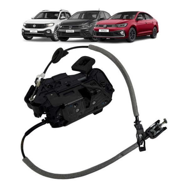 Fechadura Porta Traseira Direita Vw Polo Virtus Tcross 2023