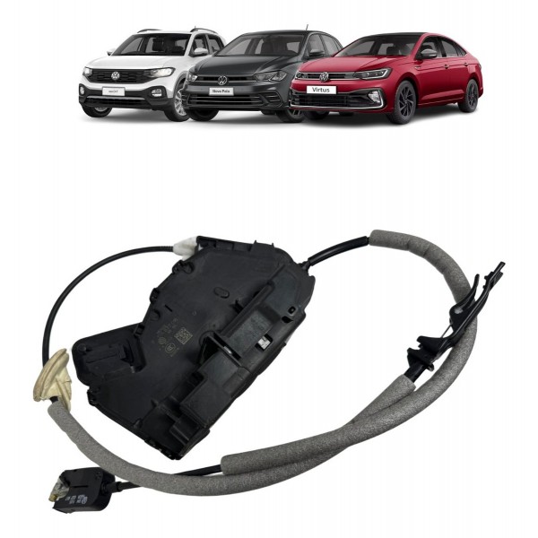 Fechadura Porta Dianteira Direita Vw Polo Virtus Tcross 2023