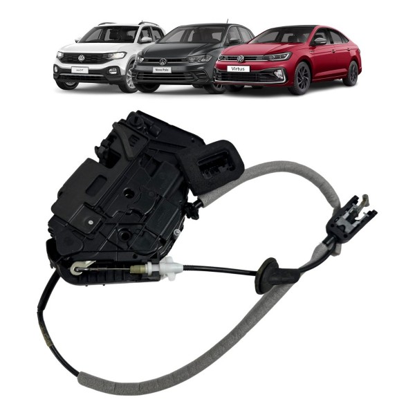 Fechadura Porta Traseira Esquerda Vw Polo Virtus Tcross 2023