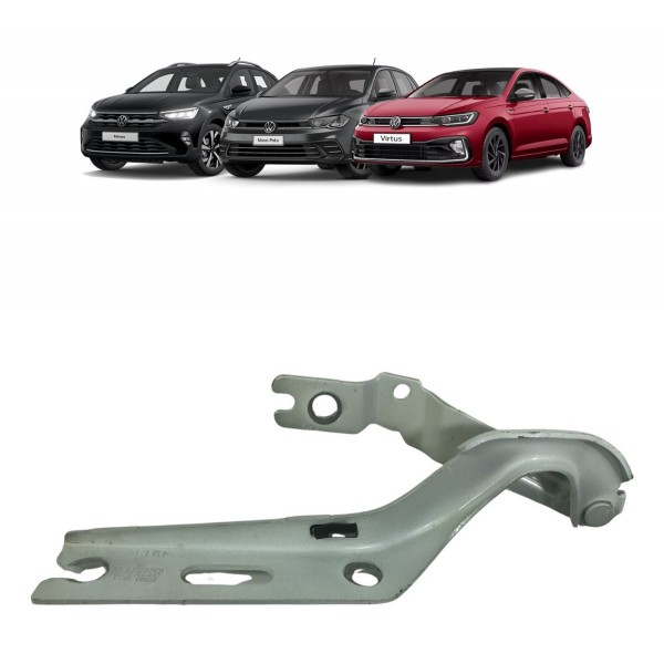Braço Dobradiça Esquerda Capo Vw Polo Virtus Nivus 18 A 2023