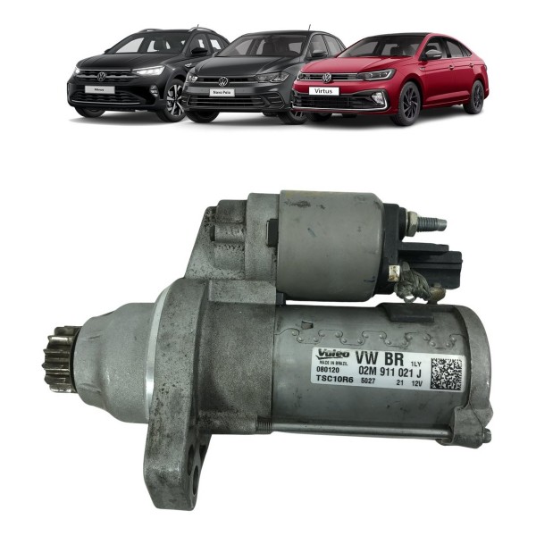 Motor Arranque Partida Vw Polo Nivus Virtus 2018 2019 A 2023