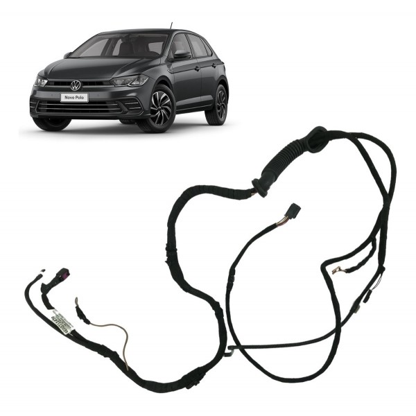 Chicote Tampa Traseira Porta Malas Volkswagen Polo 2018 A 23