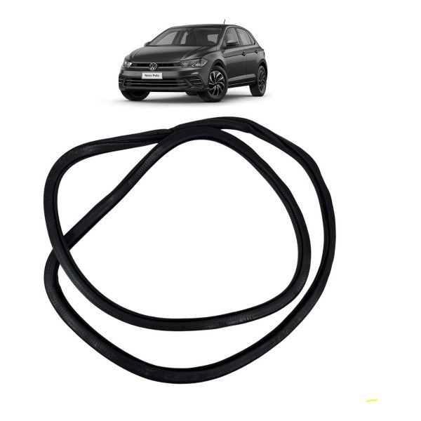 Borracha Vedaçao Porta Dianteira Direita Vw Polo 2018 A 2022