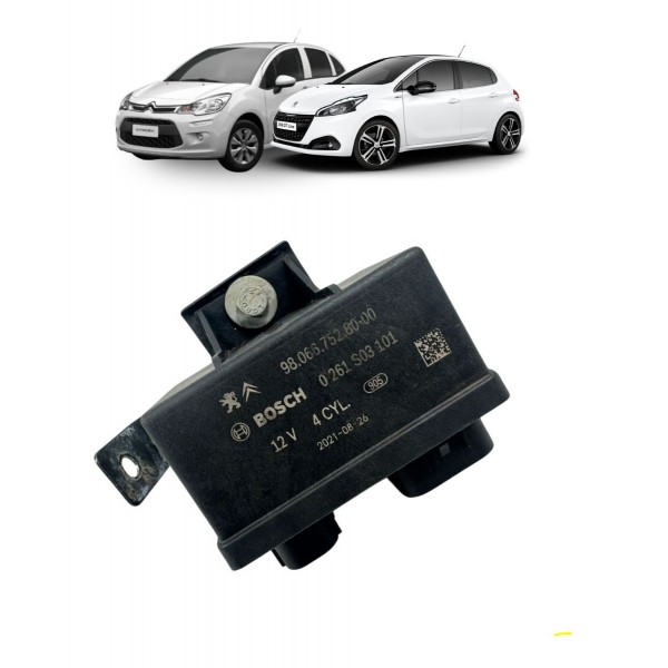 Modulo Rele Ventoinha Peugeot 208 Citroen C3 2017 A 2019 Oem