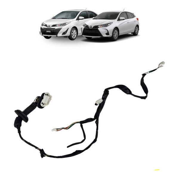 Chicote Porta Traseira Esquerda Toyota Yaris 2019 A 2024 Oem