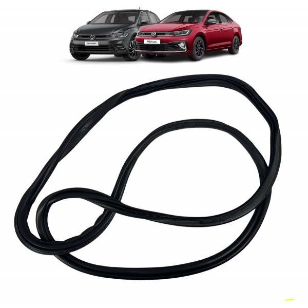Borracha Vedaçao Porta Malas Volkswagen Polo 2018 A 2022