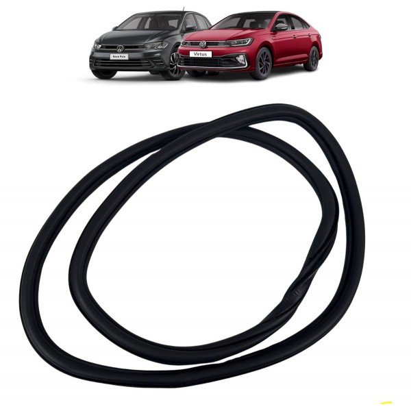 Borracha Porta Traseira Direita Vw Polo Nivus 2018 A 2022