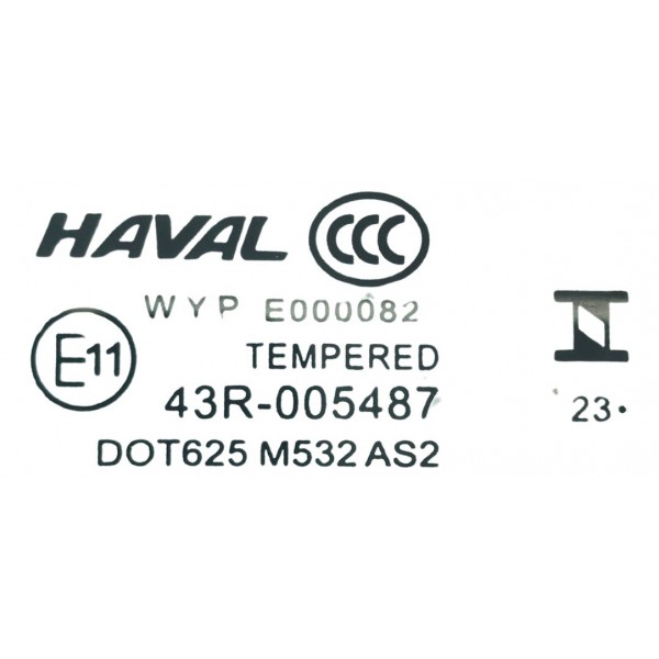 Vidro Fixo Traseiro Direito Gwm Haval H6 2023 2024