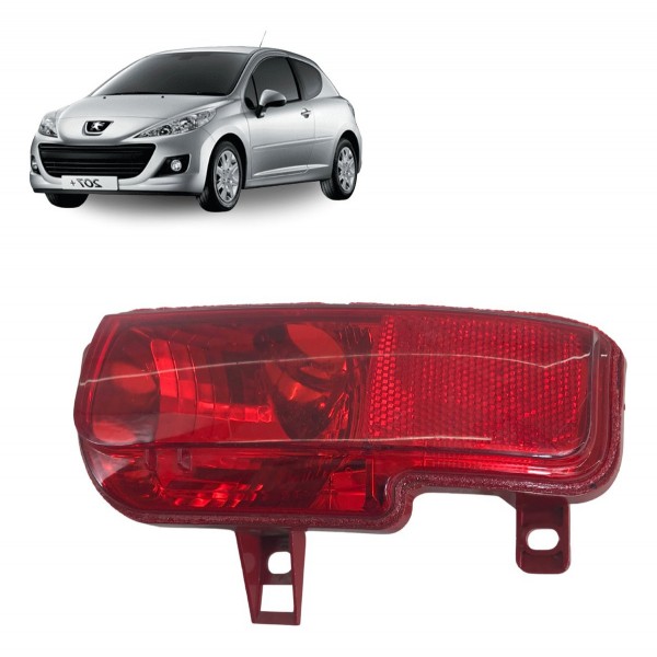 Lanterna Parachoque Traseira Esquerda Peugeot 207 2012 2013