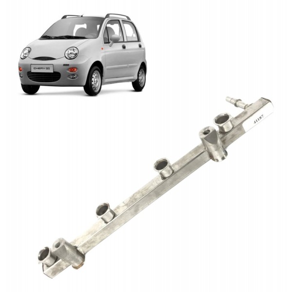Flauta Bico Injetor Combustível Chery Qq 1.1 2011 2012 Oem