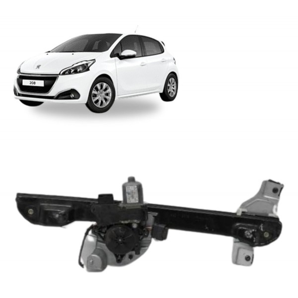 Maquina Vidro Elétrico Dianteira Esquerda Peugeot 208 2008
