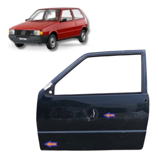 Porta Dianteira Esquerda Fiat Uno 1995 2p / Para Recuperar