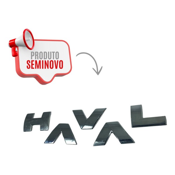 Emblema Letreiro Gwm Haval H6 Premium 1.5 16v Turbo 2024