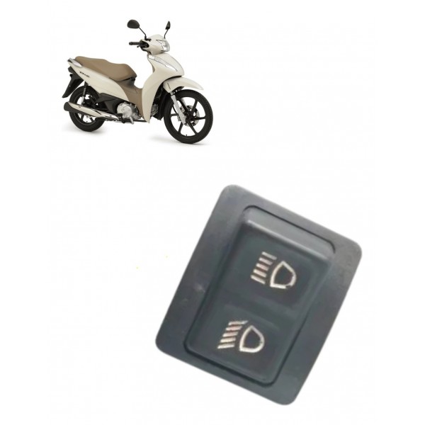 Botão Interruptor Farol Alto Baixo Honda Biz 2012 13 14 2015