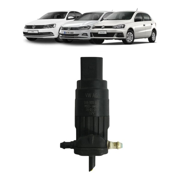 Bomba Esguicho Limpador Vw Gol Up! Jetta Polo 2009 À 2024