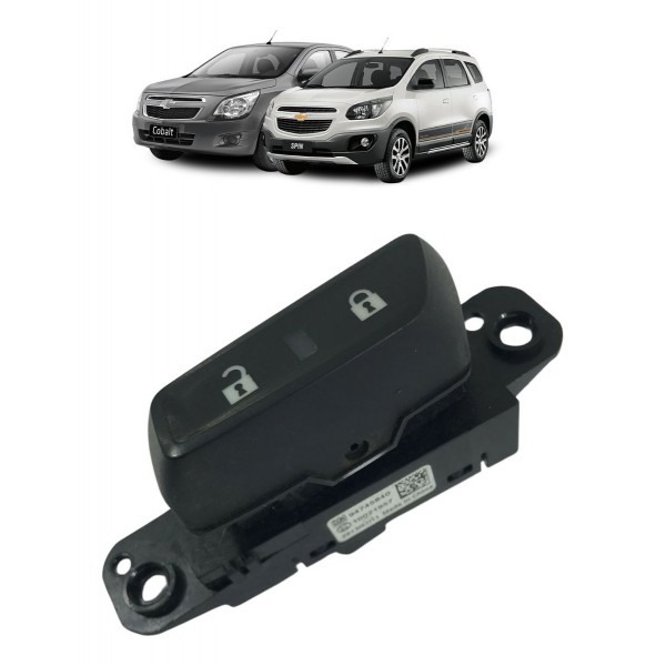 Botão Trava Destrava Porta Chevrolet Spin Cobalt 2013 À 2018