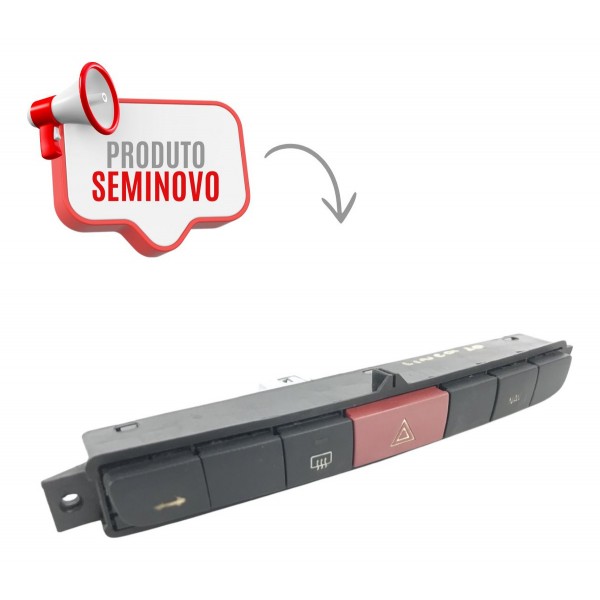 Botão Pisca Alerta Porta Mala Desembaçador Fiat Linea 2010