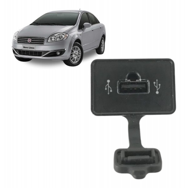 Entrada Usb Fiat Linea Absolute 1.9 2009 2010 2011 2012 Oem