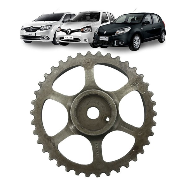 Polia Comando Válula Renault Clio Sandero Logan 1.0 2010