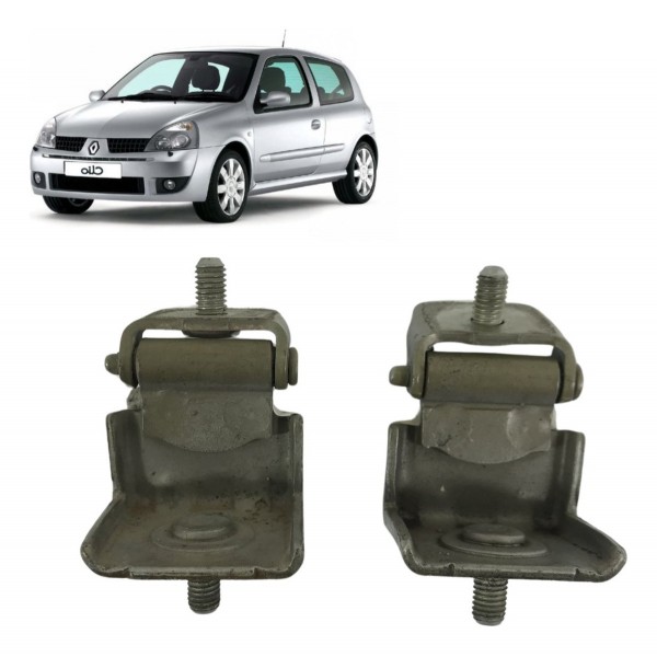 Par Dobradiça Porta Malas Renault Clio 2002 03 04 05 06 2007