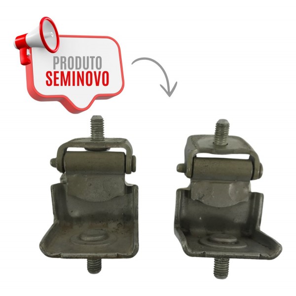 Par Dobradiça Porta Malas Renault Clio 2002 03 04 05 06 2007